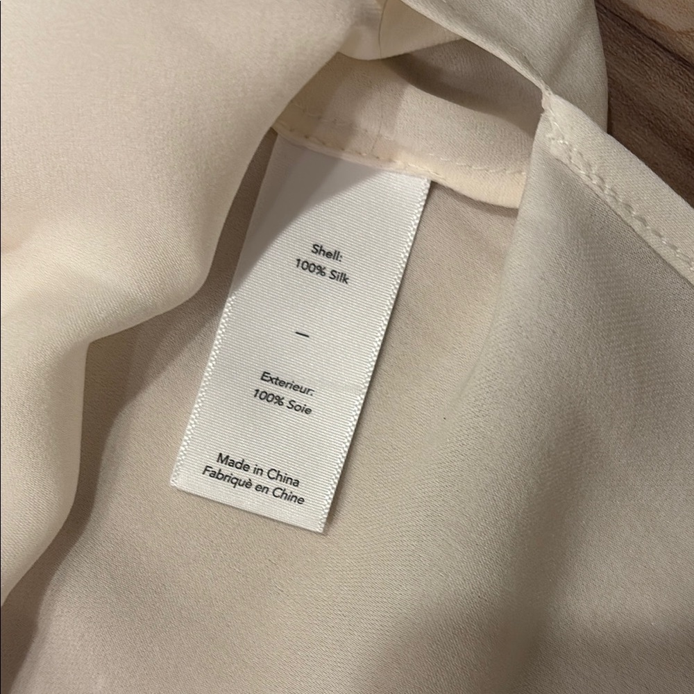 Elizabeth and James Silk Lace-Up Blouse - Picture 7 of 10